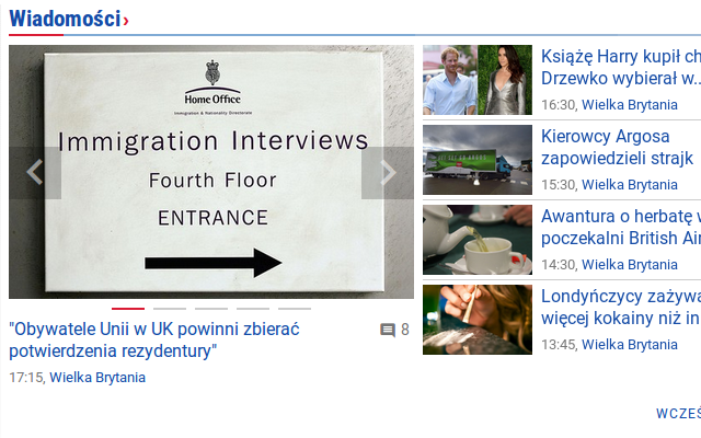 News from UK